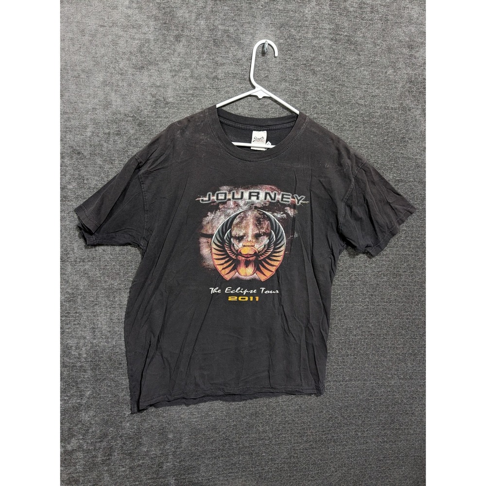 Journey The Eclipse Tour 2011 T-Shirt XL Foreigner Night Ranger Concert Black
